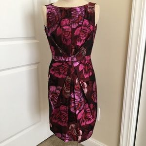 New floral pleated dress